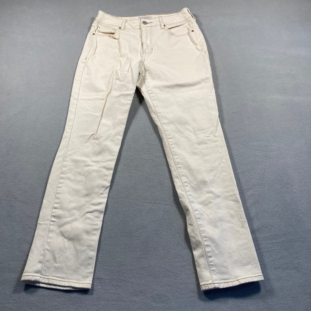 PacSun Jeans Womens Size 26 Cream Mom Stretch Solid